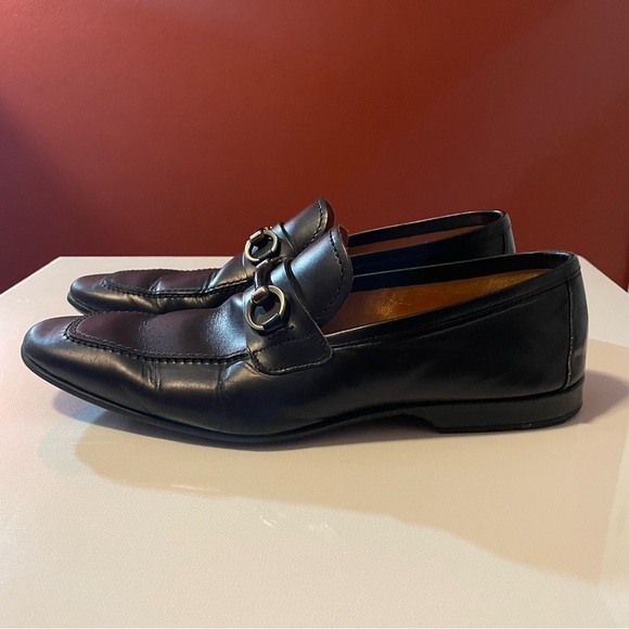Magnanni Men’s Rafa II Black Voto Horsebit Slip On Dress Classic Comfort Loafers